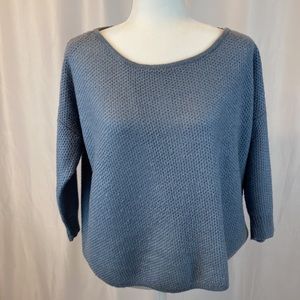 Ann Taylor Crew Neck Oversized Sweater in Lovely Cobalt Blue, Size L.